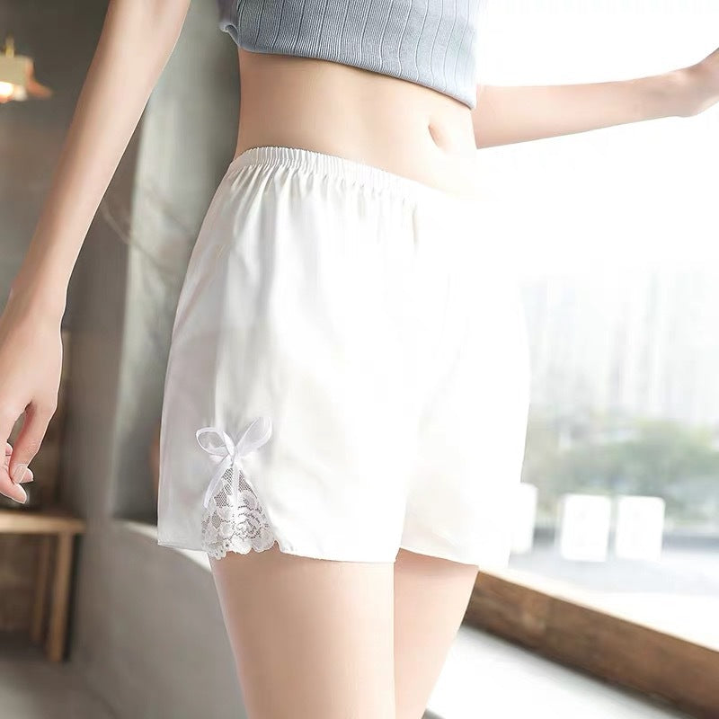 Silk Satin Safety Pants Shorts Loose Anti-fade Three-point Pants