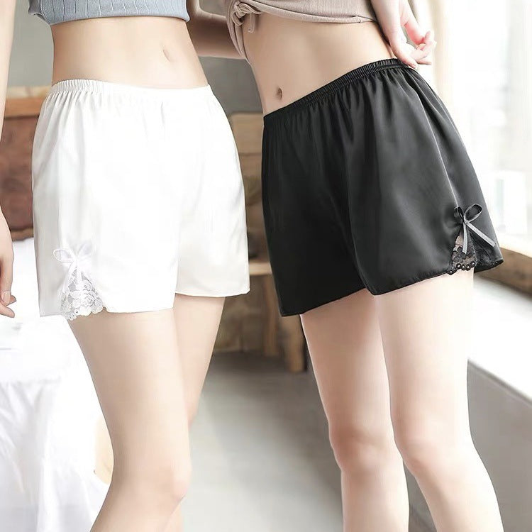Silk Satin Safety Pants Shorts Loose Anti-fade Three-point Pants