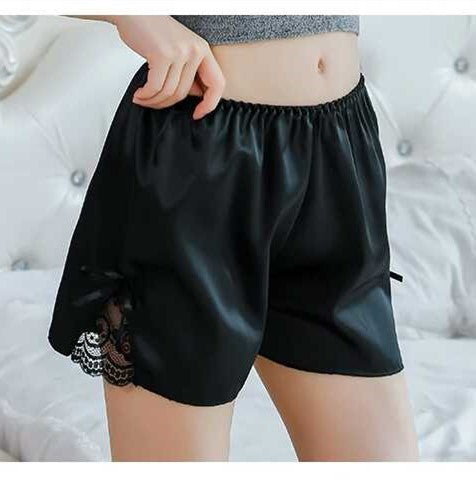 Summer Can Be Worn Outside With Silky Satin Shorts, Leggings