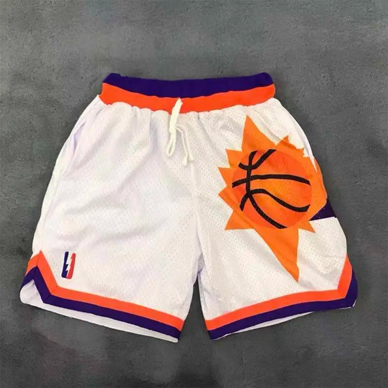 Basketball Shorts Men&amp;amp;#39;s Streetwear Training Short Pants Retro Embroidered Five Points Ball Shorts American Gym Shorts Plus Size