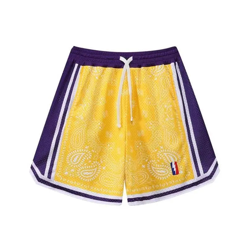 Basketball Shorts Men&amp;amp;#39;s Streetwear Training Short Pants Retro Embroidered Five Points Ball Shorts American Gym Shorts Plus Size