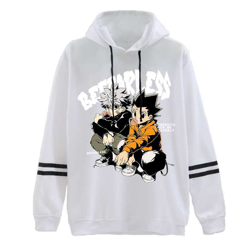 Full-time Hunter Around Printed Clothes Hoodie Hoodie Autumn And Winter Men And Women Striped Sleeve Hoodie 17
