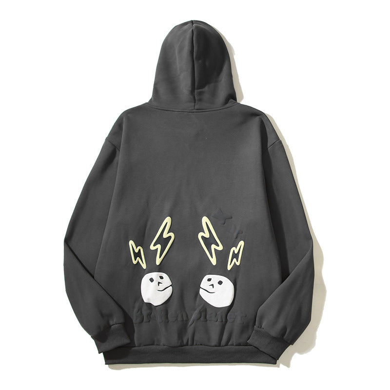 Pure Cotton Jacket Travis Scott American Retro High Street Lightning Energy Transfer Street Hoodie Sweatshirt
