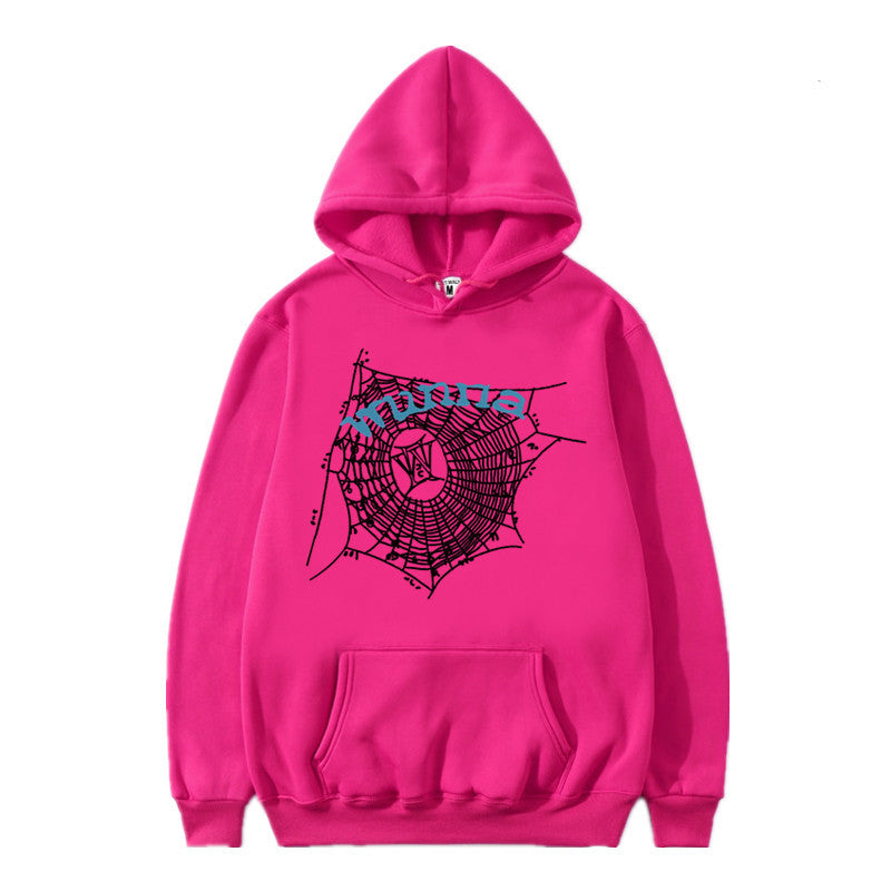 2023 Fashion Hip Hop Hooded Sweater Men And Women WUNNA Spider Web Sweatshirt Hoodie