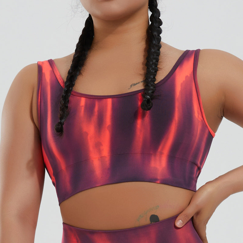 Quick-drying Yoga Suit Sports Vest Female Yoga Bra Summer Sports Suit Female Yoga Shorts