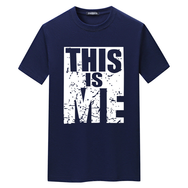 Short-sleeved Men&#039;s THIS IS ME Round Neck T-shirt