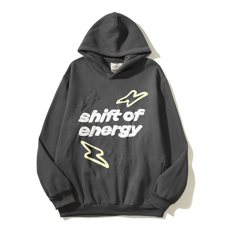 Pure Cotton Jacket Travis Scott American Retro High Street Lightning Energy Transfer Street Hoodie Sweatshirt