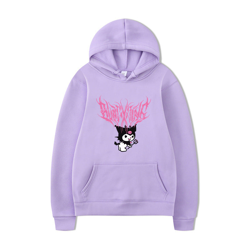 Hoodie Youth Hoodie Candy Color Tracksuit One Piece Top Harajuku Kulomi Hoodie