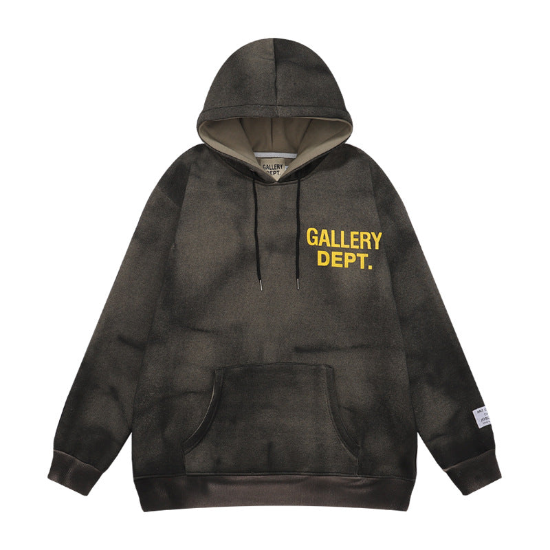 2023 New Cross-border  Tie-dye Old Tie-dyed Printed Hoodie European And American Sweater Men&amp;amp;#039;s And Women&amp;amp;#039;s High Street Loose