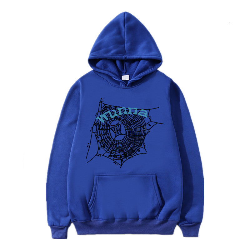 2023 Fashion Hip Hop Hooded Sweater Men And Women WUNNA Spider Web Sweatshirt Hoodie