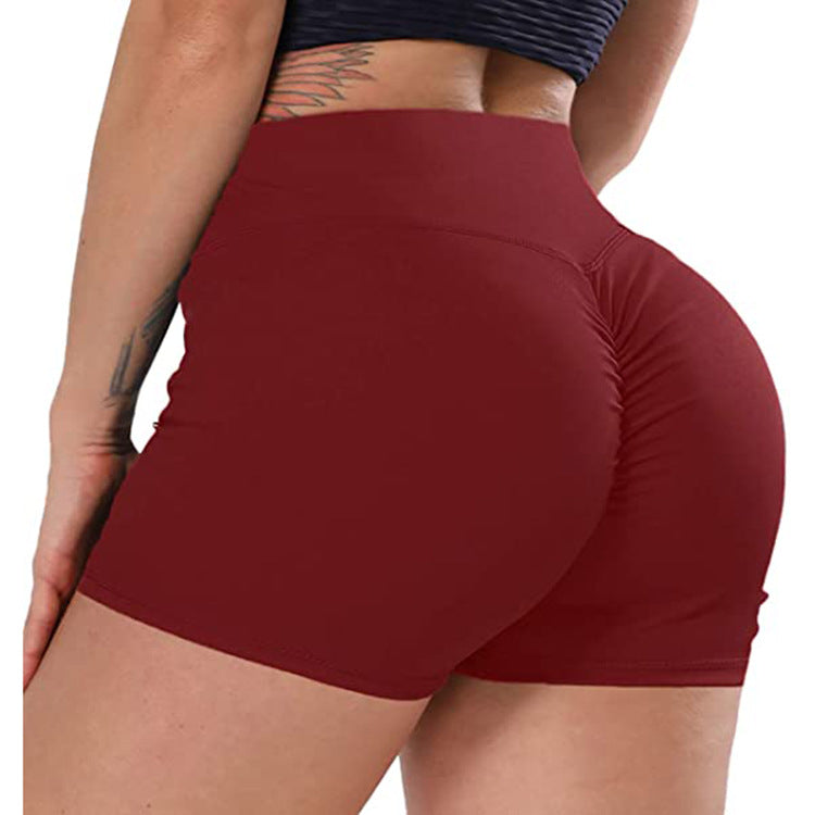 High Waist Hip Lift Yoga Shorts