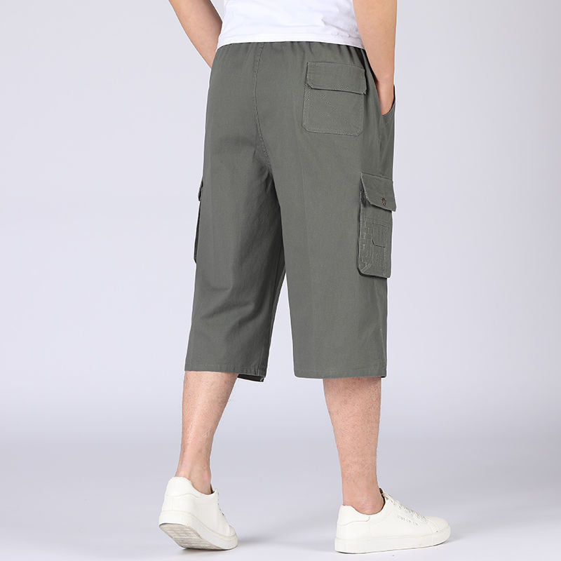 Summer Cotton Cargo Shorts