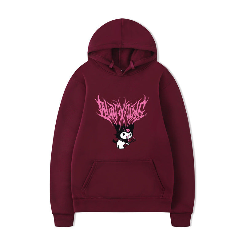 Hoodie Youth Hoodie Candy Color Tracksuit One Piece Top Harajuku Kulomi Hoodie