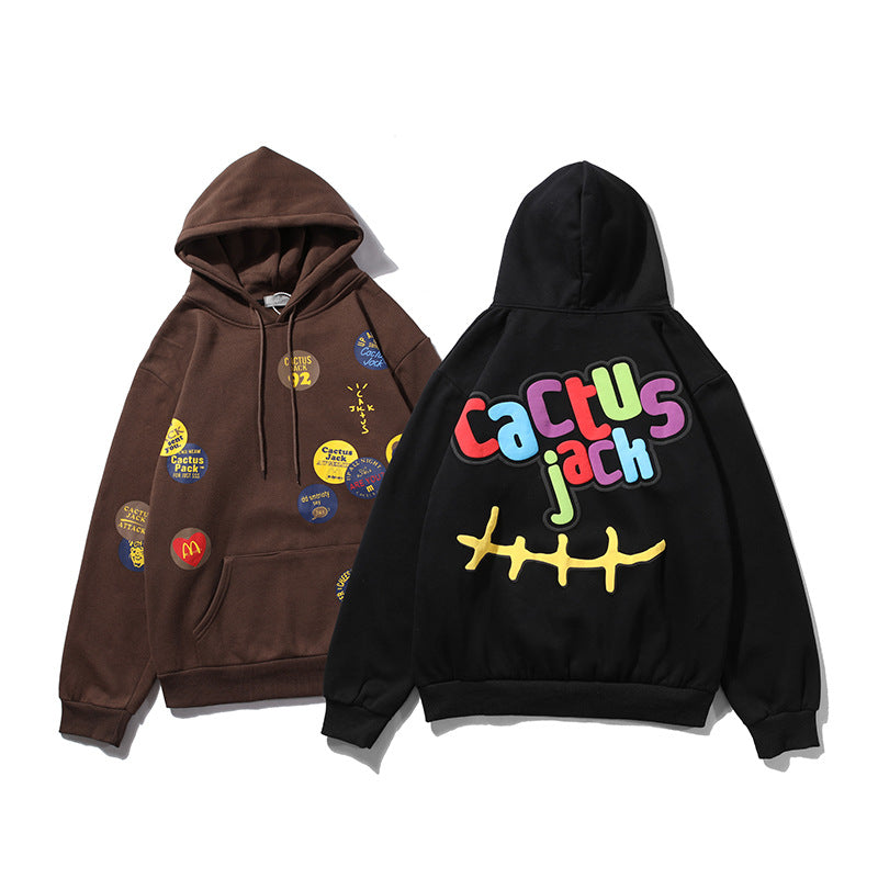 Travis Scott CactusMcDonald&#039;s McDonald&#039;s Foam Print Men&#039;s And Women&#039;s Hoodie