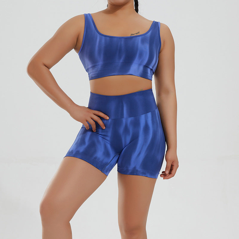 Quick-drying Yoga Suit Sports Vest Female Yoga Bra Summer Sports Suit Female Yoga Shorts