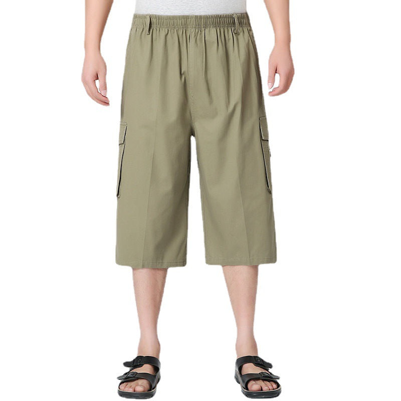 Summer Cotton Cargo Shorts